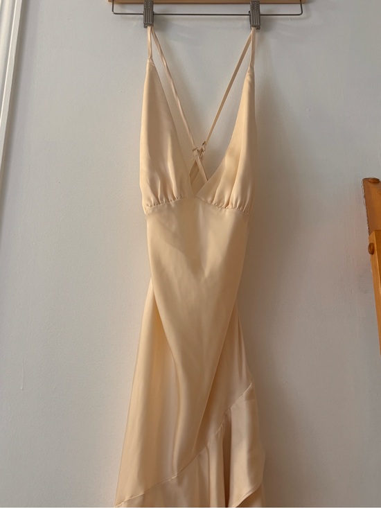 Meshki Dresses & Skirts - Meshki Cream Slip Midi Dress